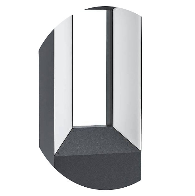 Borne LED Riforano noir IP44 550lm Eglo