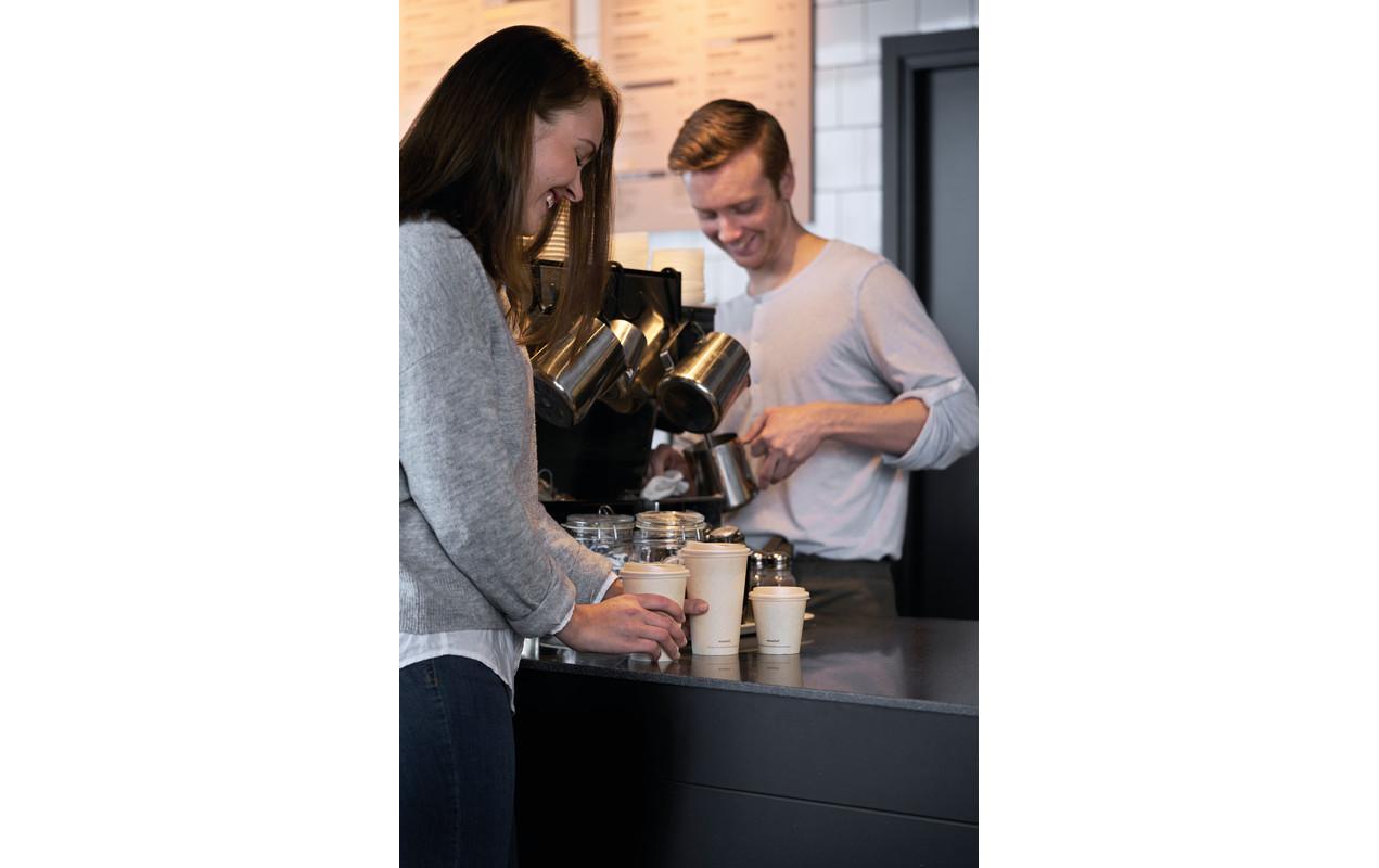 Einwegbecher Sweet Cup 18 cl 800 Stk/Krt (16 x 50 Stk)Bagassebecher