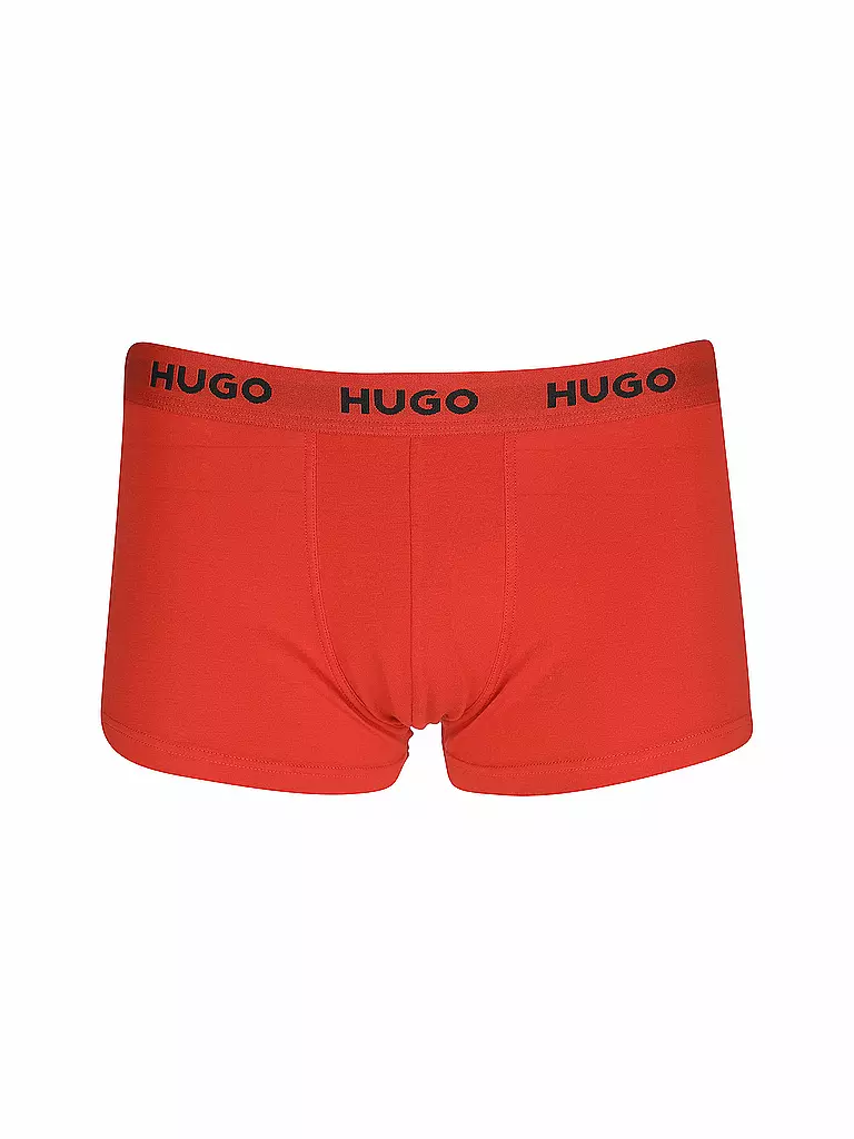 HUGO Pants 3er Pkg schwarz rot schwarz