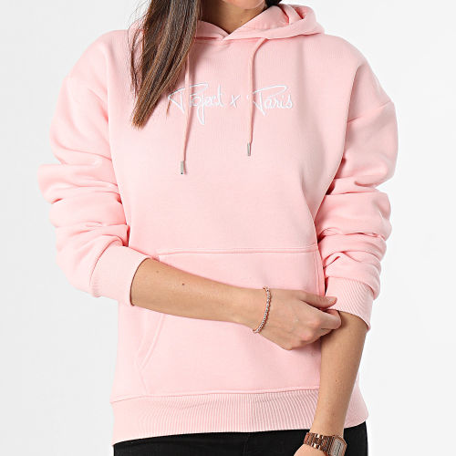 Sweat Capuche Femme F222138 Rose