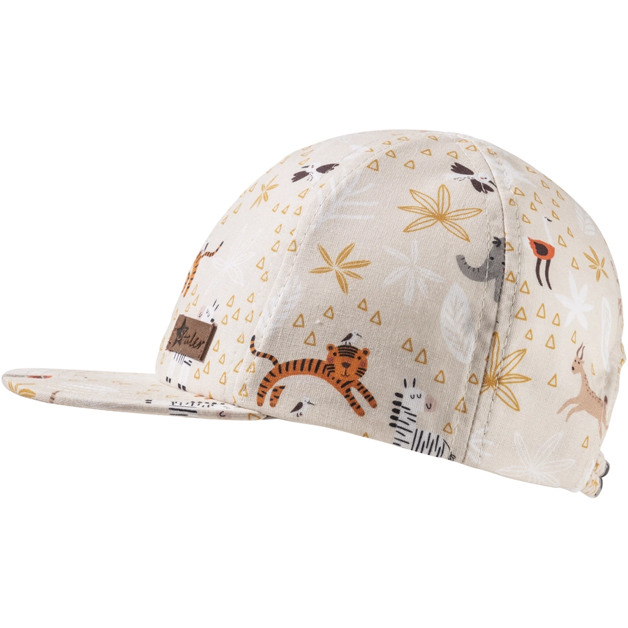 Sterntaler Baseball-Cap Zootiere beige