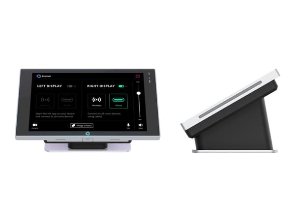 Kramer KT-208 - Berøringspanel - med kamera - 8 inch, wall and table mount - trådløs, kablet - Bluetooth 5.0, 802.11a/b/g/n/ac/ax - 10/100/1000 Ether