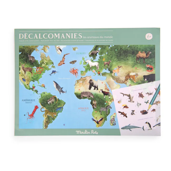 Moulin Roty Mappemonde avec décalcomanies
