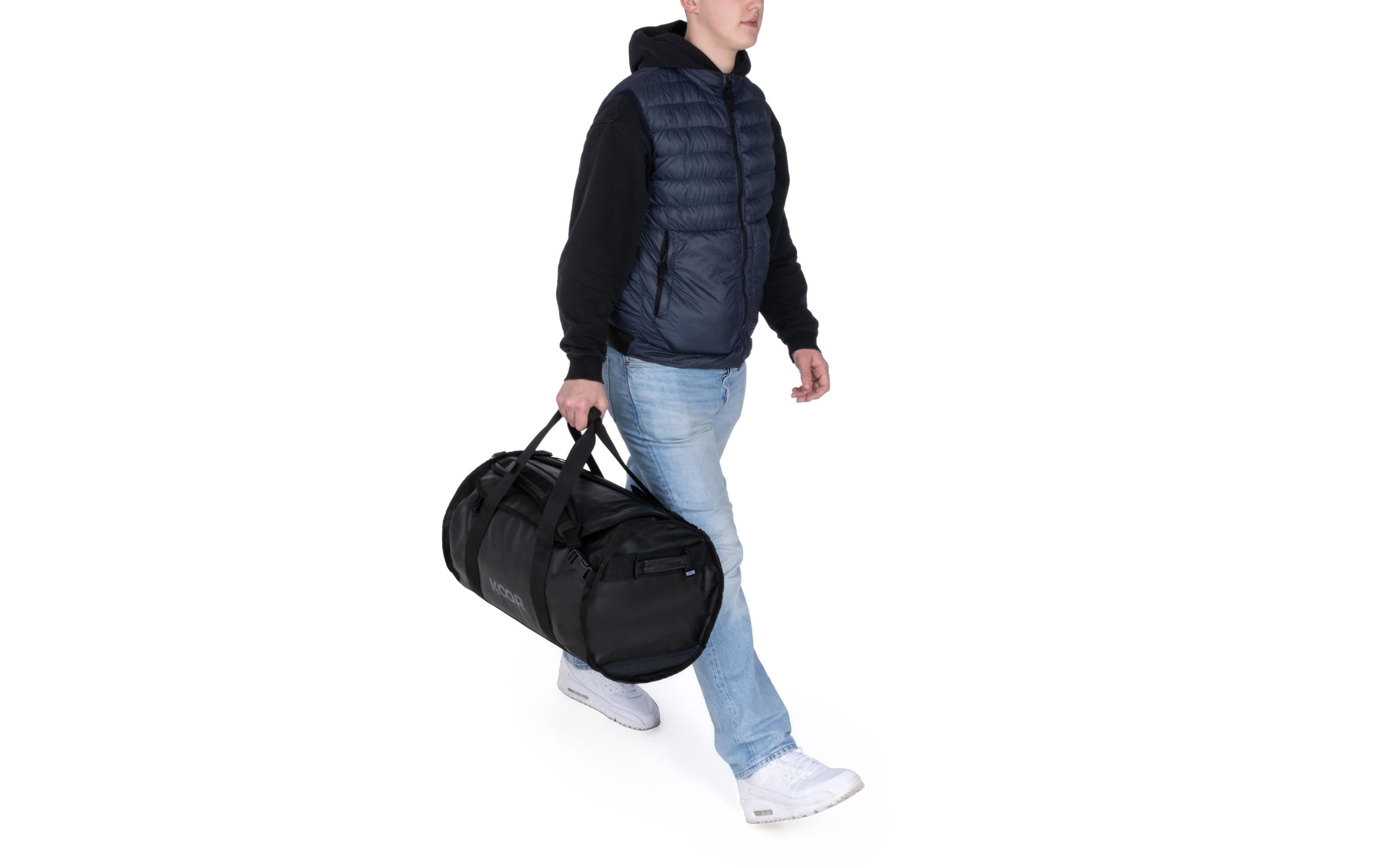 Duffle Bag Sooma 50 l, SchwarzWasserabweisende Reisetasche
