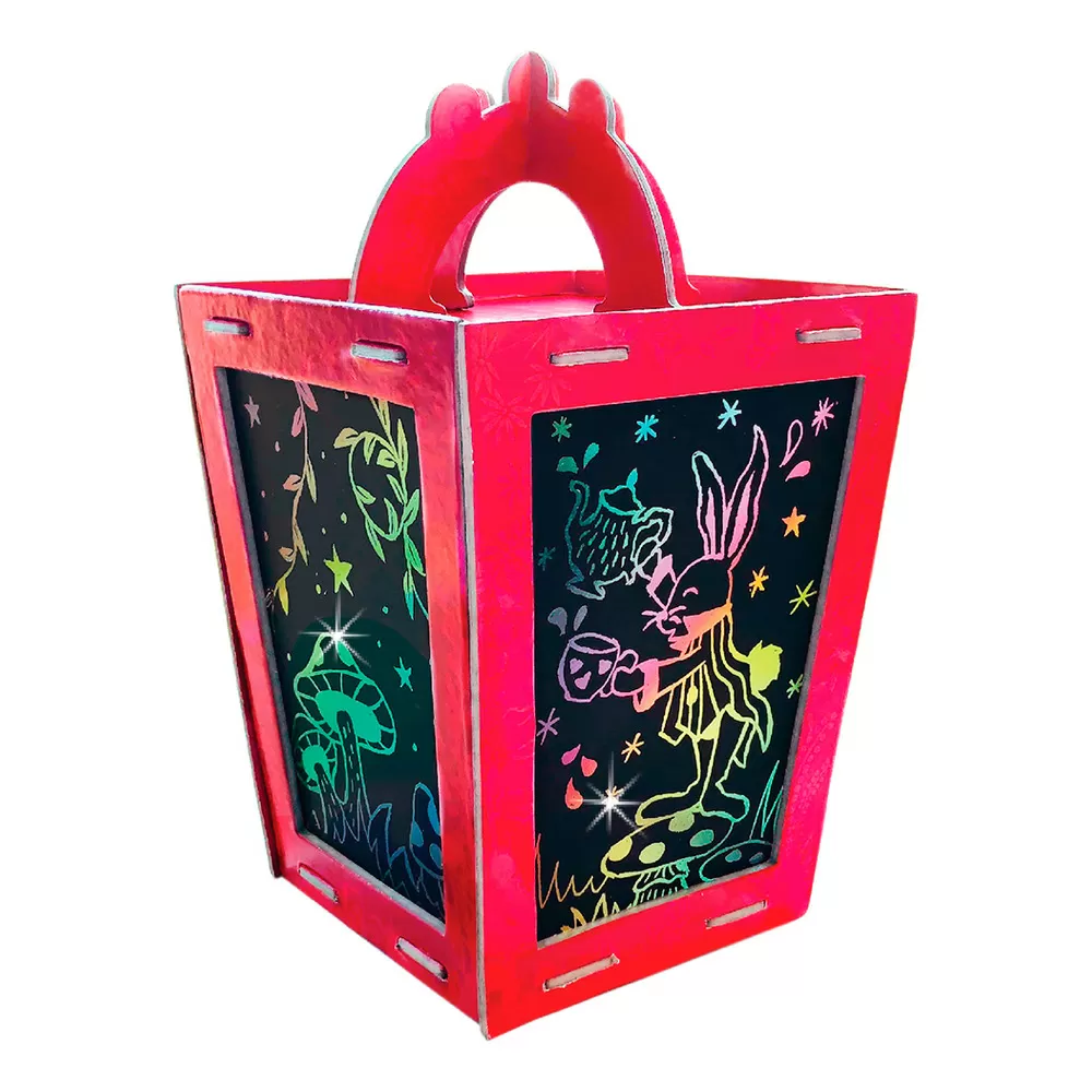 BOX CANDIY Scratch Art Lantern - Totally Twilight - 1 stk