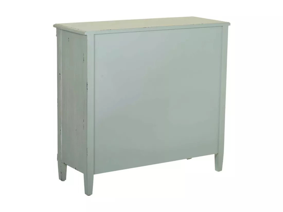 Console en bois vert 95x36x88h