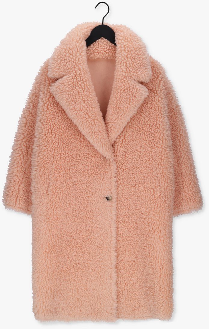 BEAUMONT roze beaumont teddy jas reversible curly lammy coat