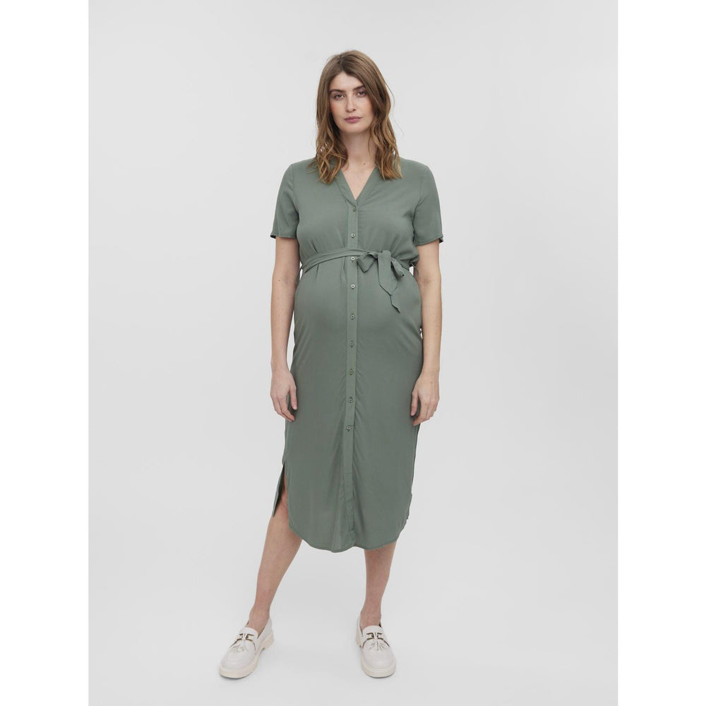 Køb Vero Moda Maternity Laurel Wreath Vica Skjorte Kjole Noos