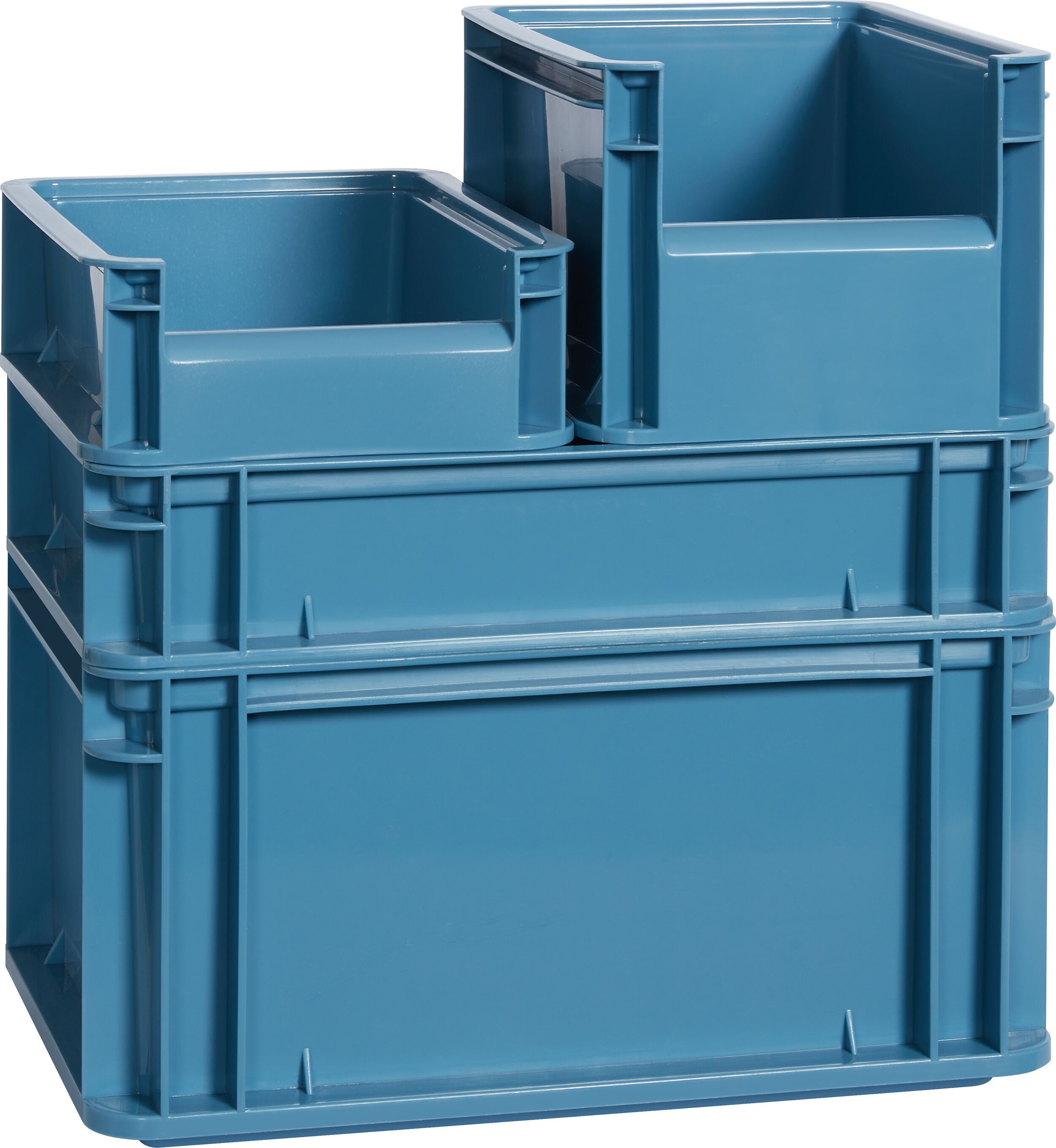 BOBBY Aufbewahrungsbox - Blau / B: 20.0 cm x T: 15.0 cm x H: 6.4 cm
