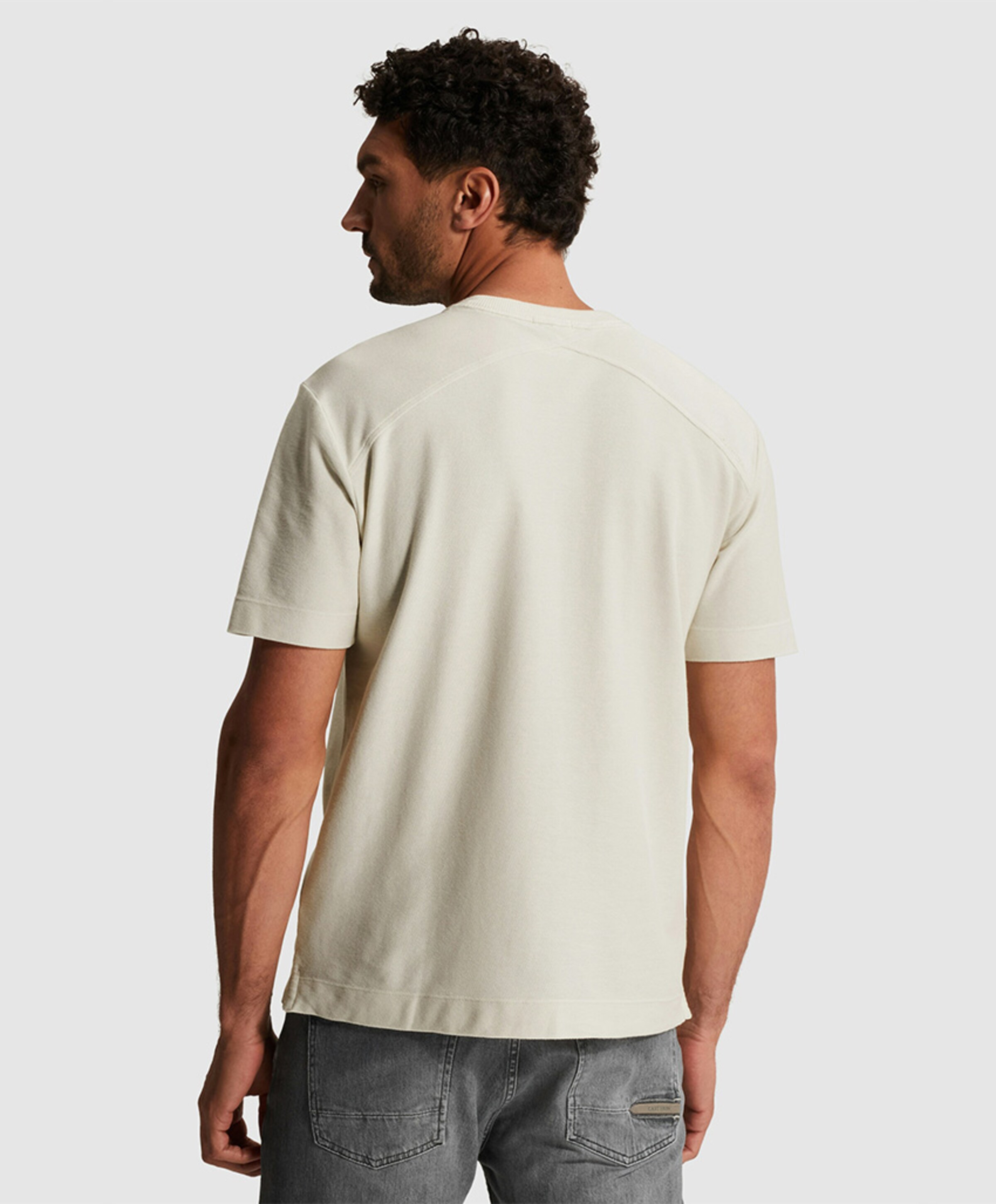 Cast Iron Heren T-shirt beige