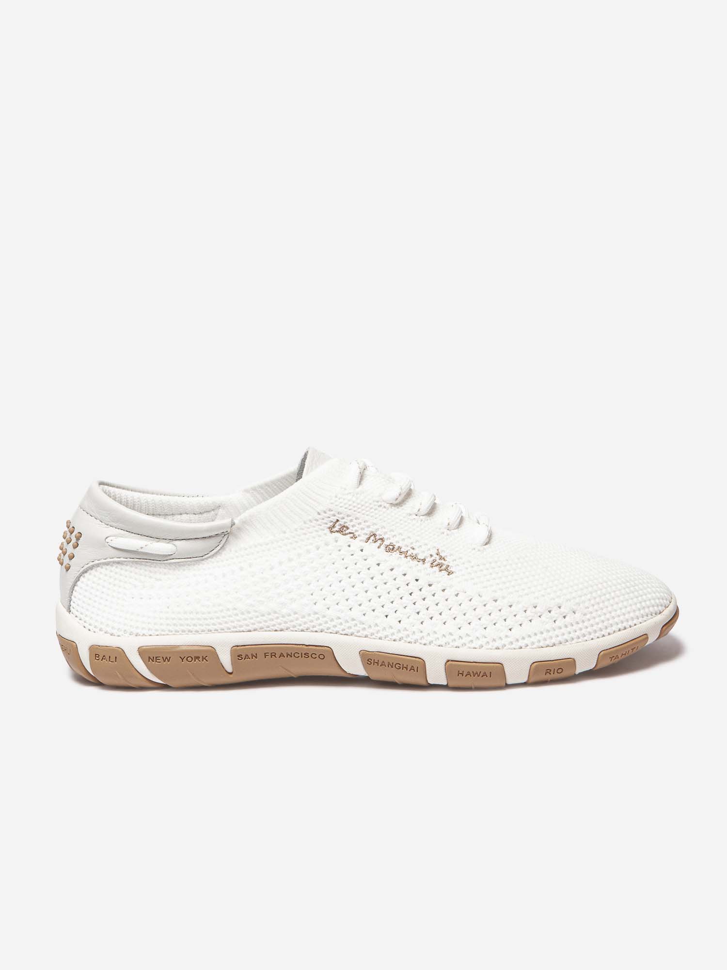 Tennis Femme Textile Recyclé Blanc