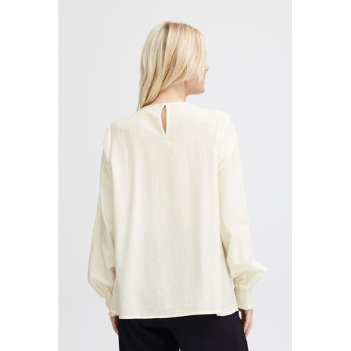 Fransa Langærmet Bluse, Whitecap Gray, XL