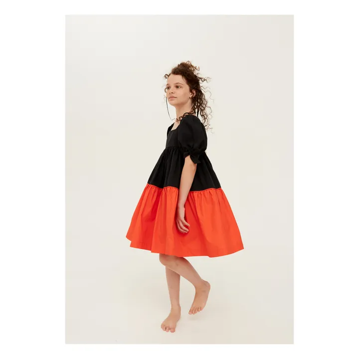 The Middle Daughter Robe Popeline Bicolore Know Full Well | Noir
