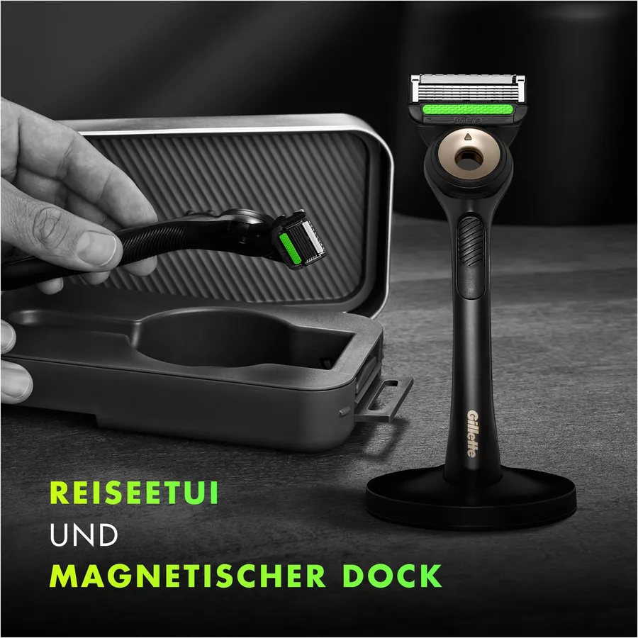 Gillette® Labs Rasierer mit 2 Klingen und Reiseetui