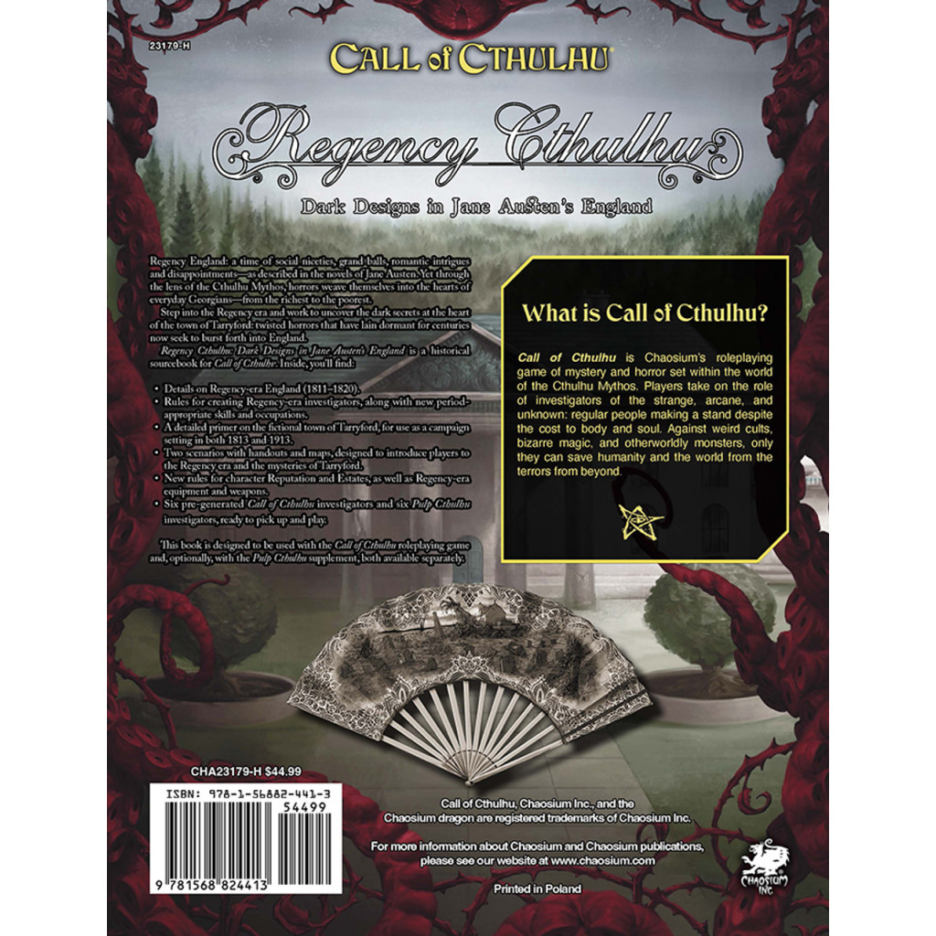 Call of Cthulhu 7th Ed - Regency Cthulhu