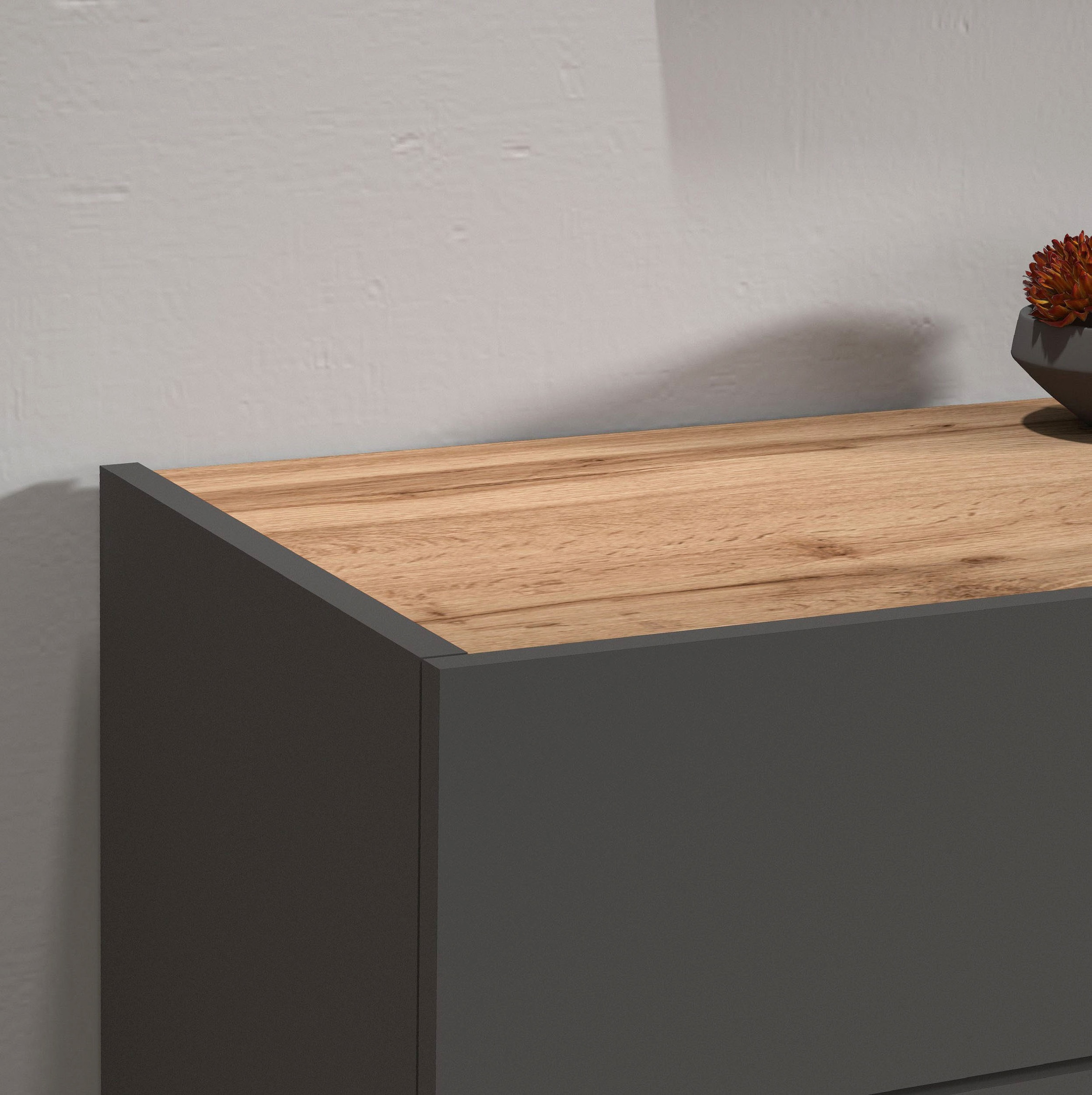 INOSIGN Sideboard »Garda Kommode, Schrank, 4 Türen mit Push-to-Open, Made in Italy« 4 Türen, 2 Schubladen, grifflos  Breite 160,1 cm
