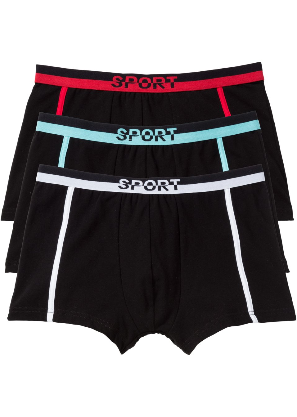 Lot de 3 boxers avec élastique