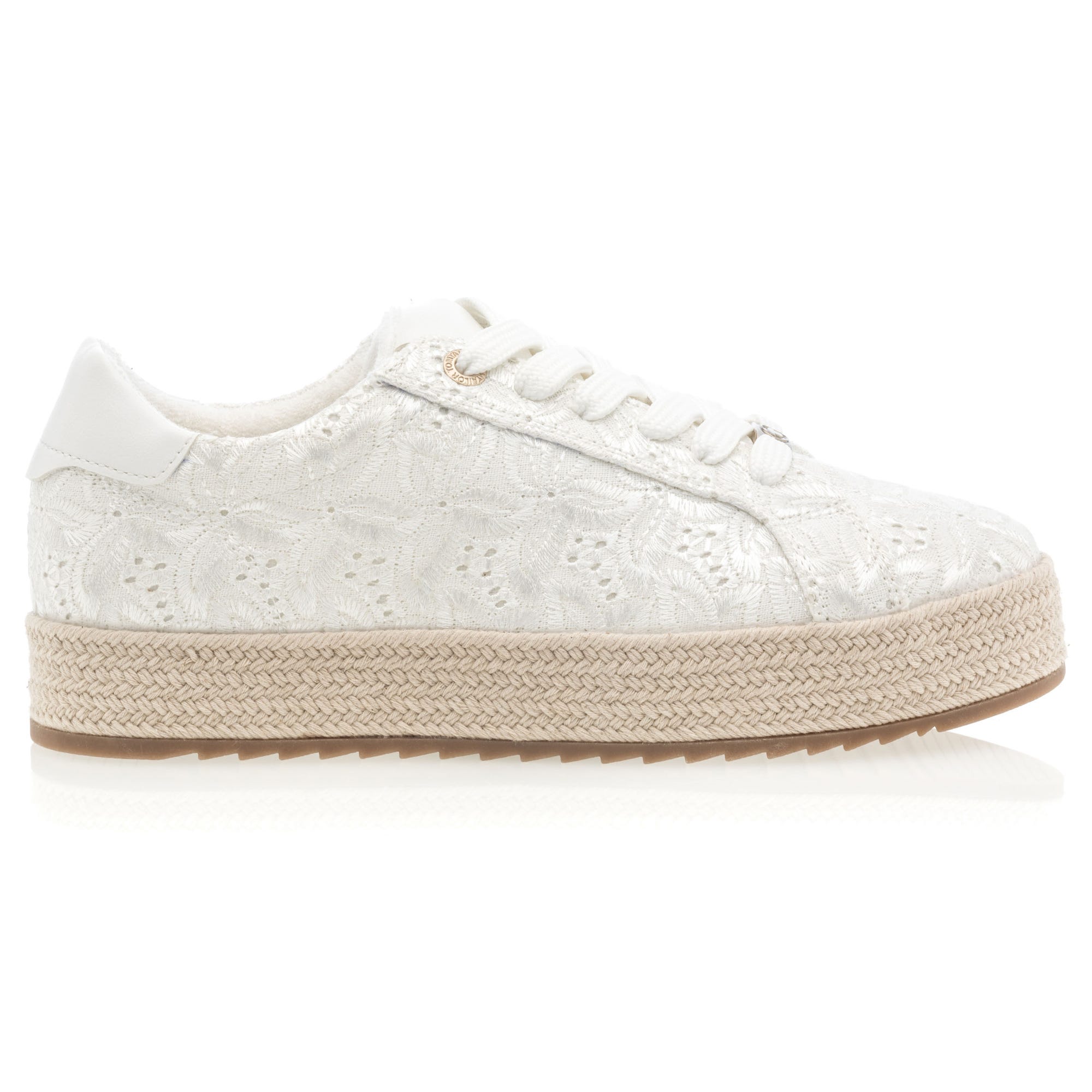 Baskets en toile Femme blanc