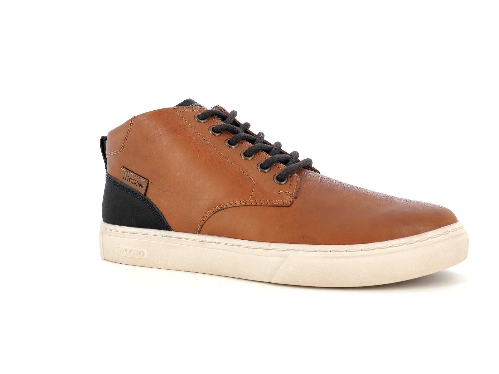 Rieker-U0762 Cuir Marron Clair