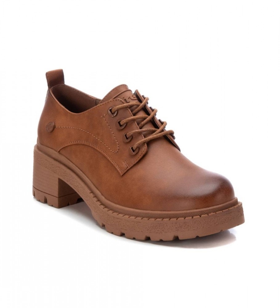 Mocassins Refresh 171235 marrom - Altura do salto: 5 cm -