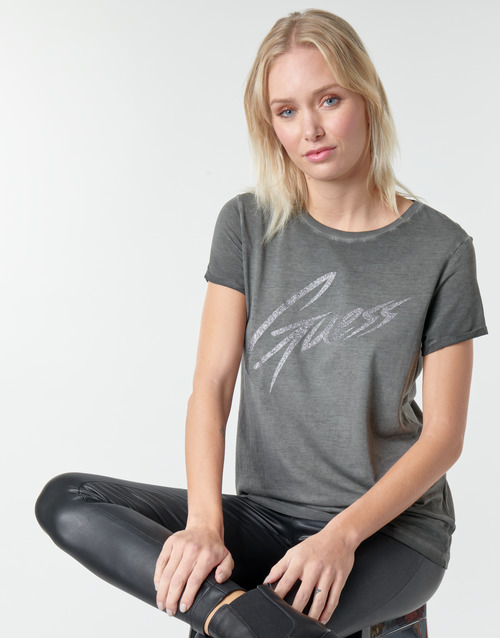 Guess - SS CN IVONNE TEE - Noir