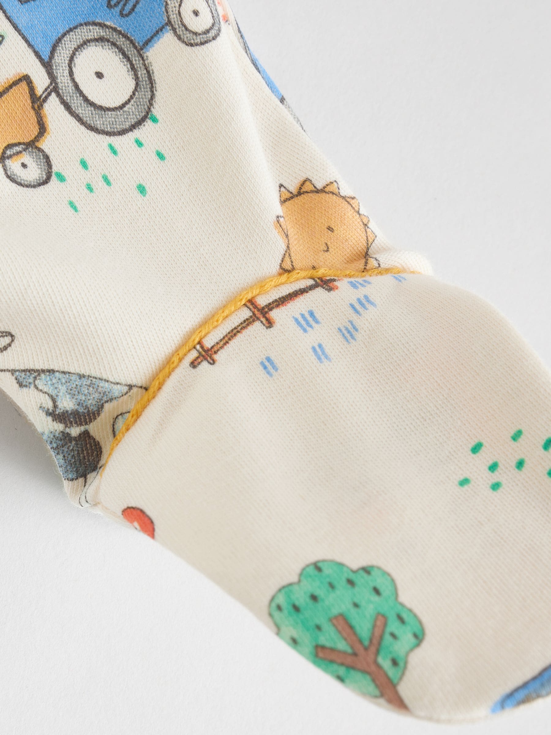 Blauw - Geborduurde babypyjama's 3 stuks (0-2jaar)