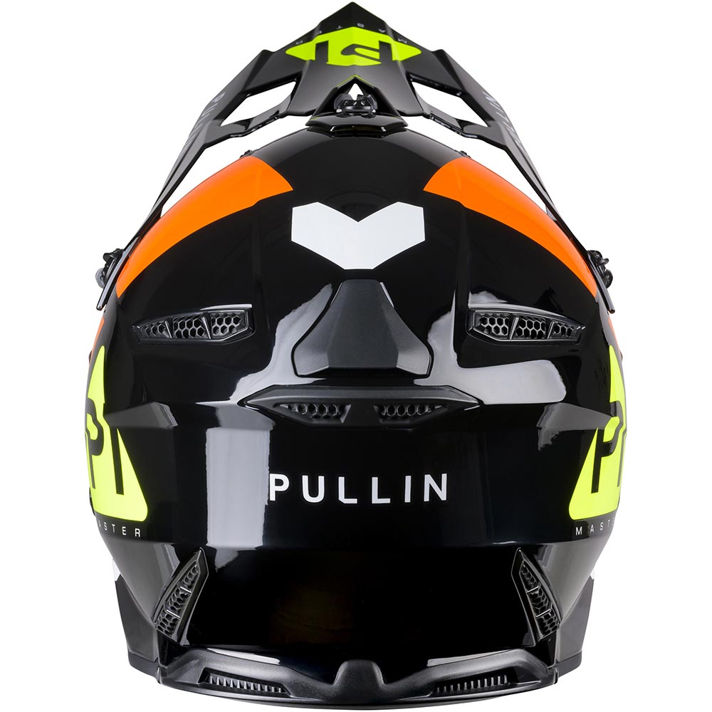 pull-in - Casque Master - 2024 Noir / Orange / Jaune fluo