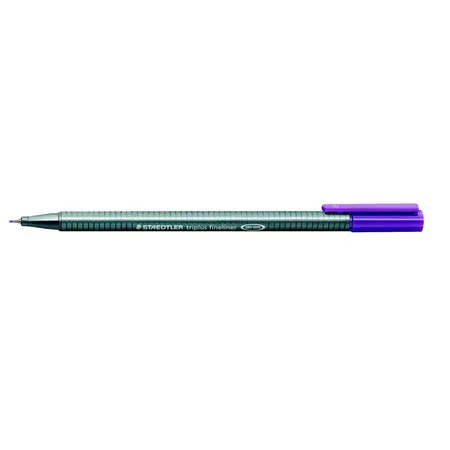 STAEDTLER® 334-6 triplus Fineliner, dreikant, 0,3 mm, violett