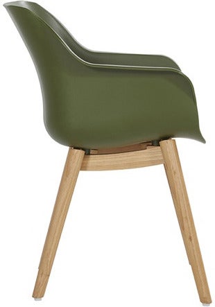 Hartman kuipstoel Sophie groen / teak