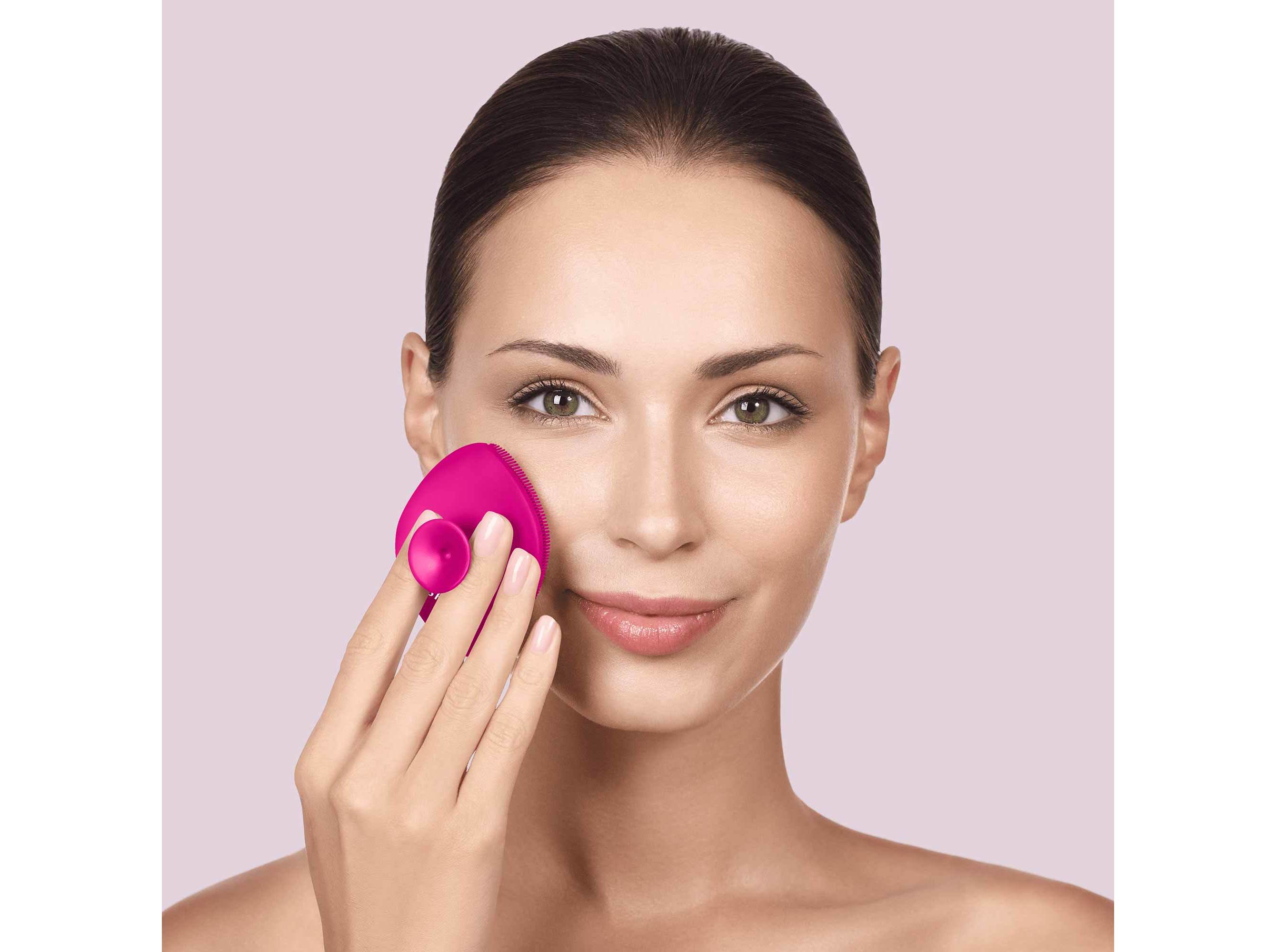 ESCOVA FACIAL GESKE 4EM1 MAGENTA