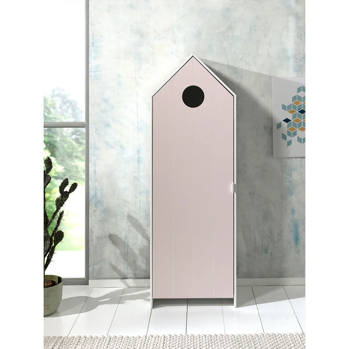 Armoire VIPACK CASAMI 1 Porte Rose