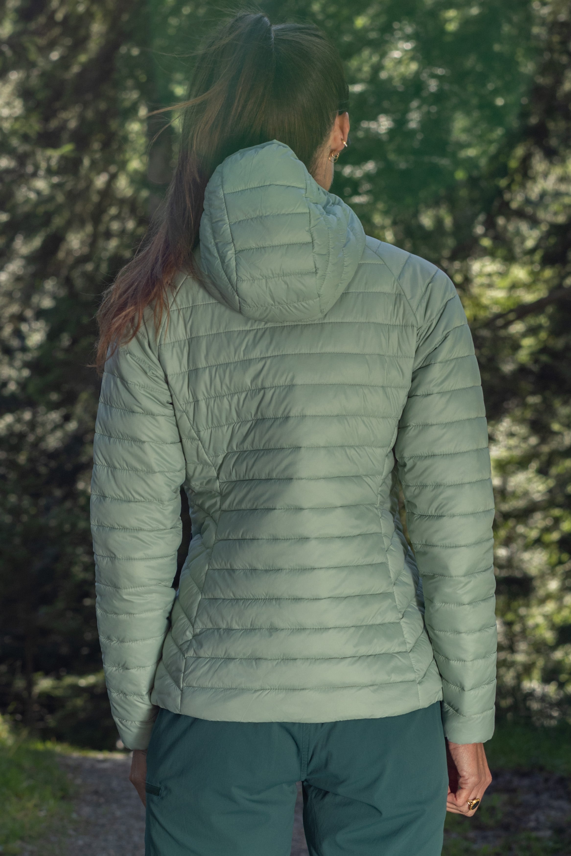 Frauen Jacke Pac Light Puffer blue haze