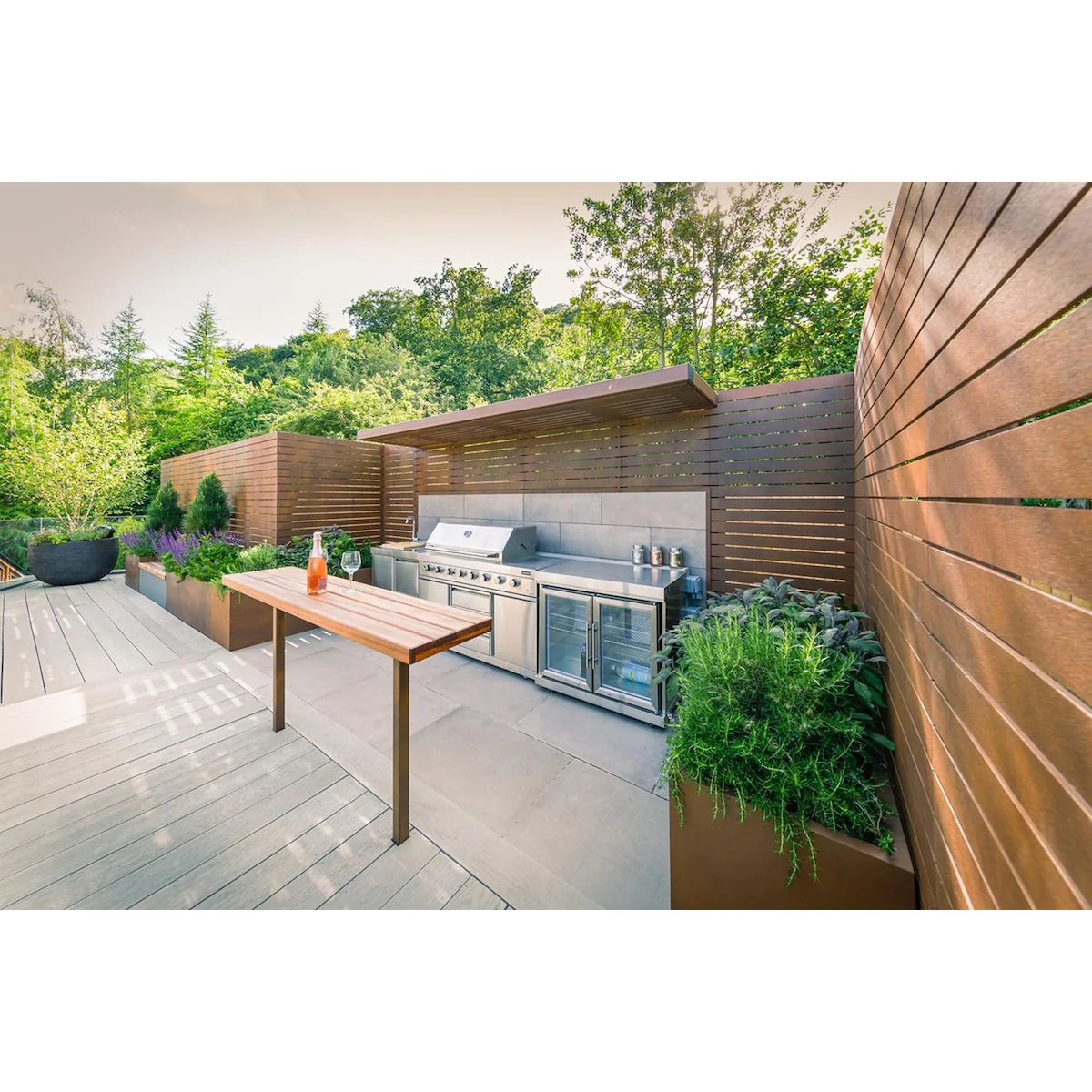 Myoutdoorkitchen - Modul kjøleskap med dobbeldører