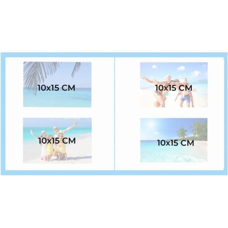 Album de collection pour 200 cartes postales - 20x25,5 cm - Visuel