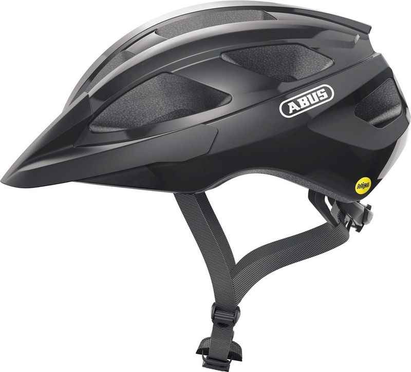 ABUS Macator MIPS - Fietshelm - Glanzend Zwart - Unisex-helm