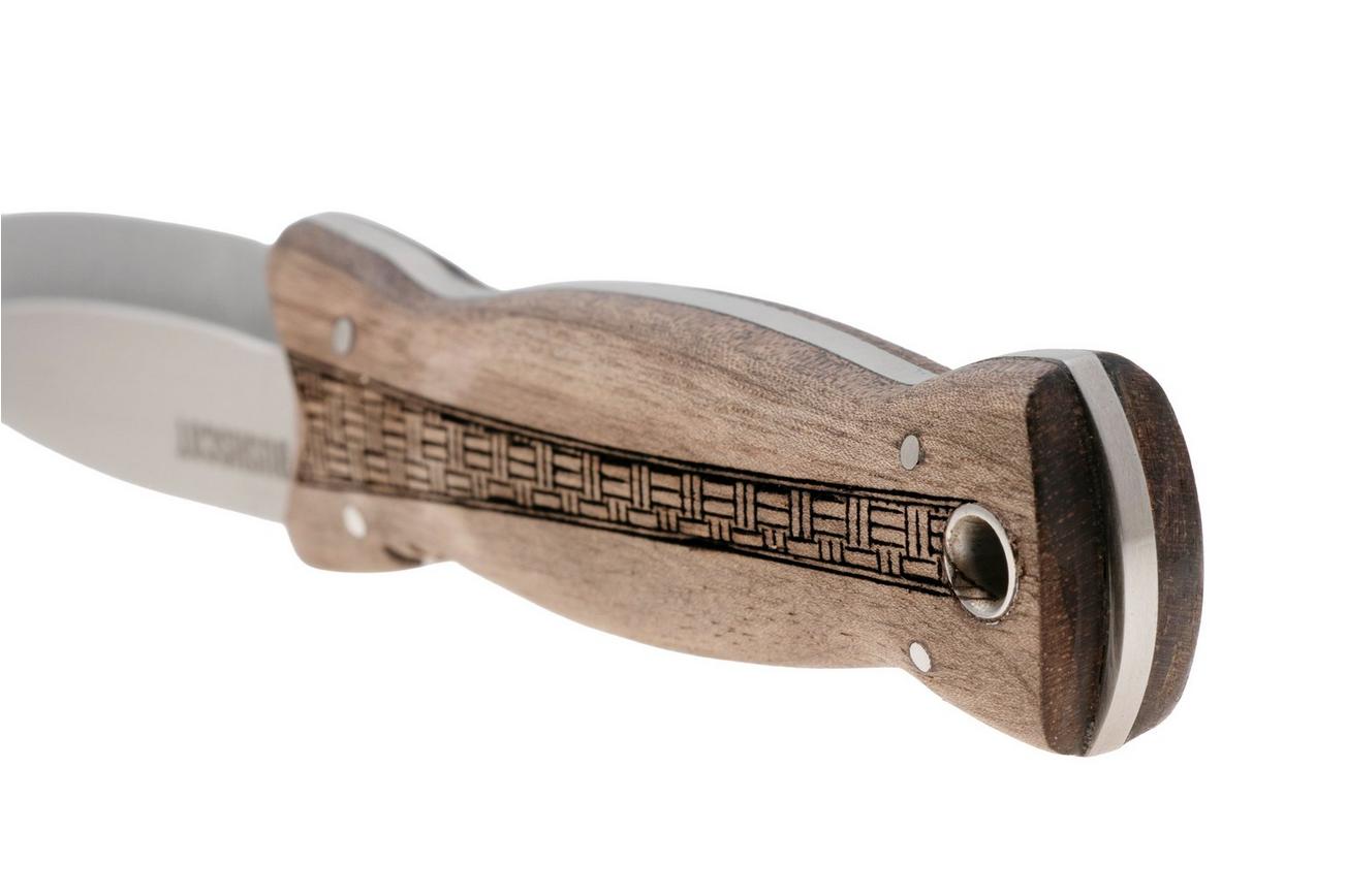 Condor Bushcot CTK1040-3.3WSK Satin 14C28N, Walnut, vaststaand mes
