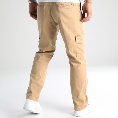 Pantalon Cargo Large Avec Poches 0129 Camel
