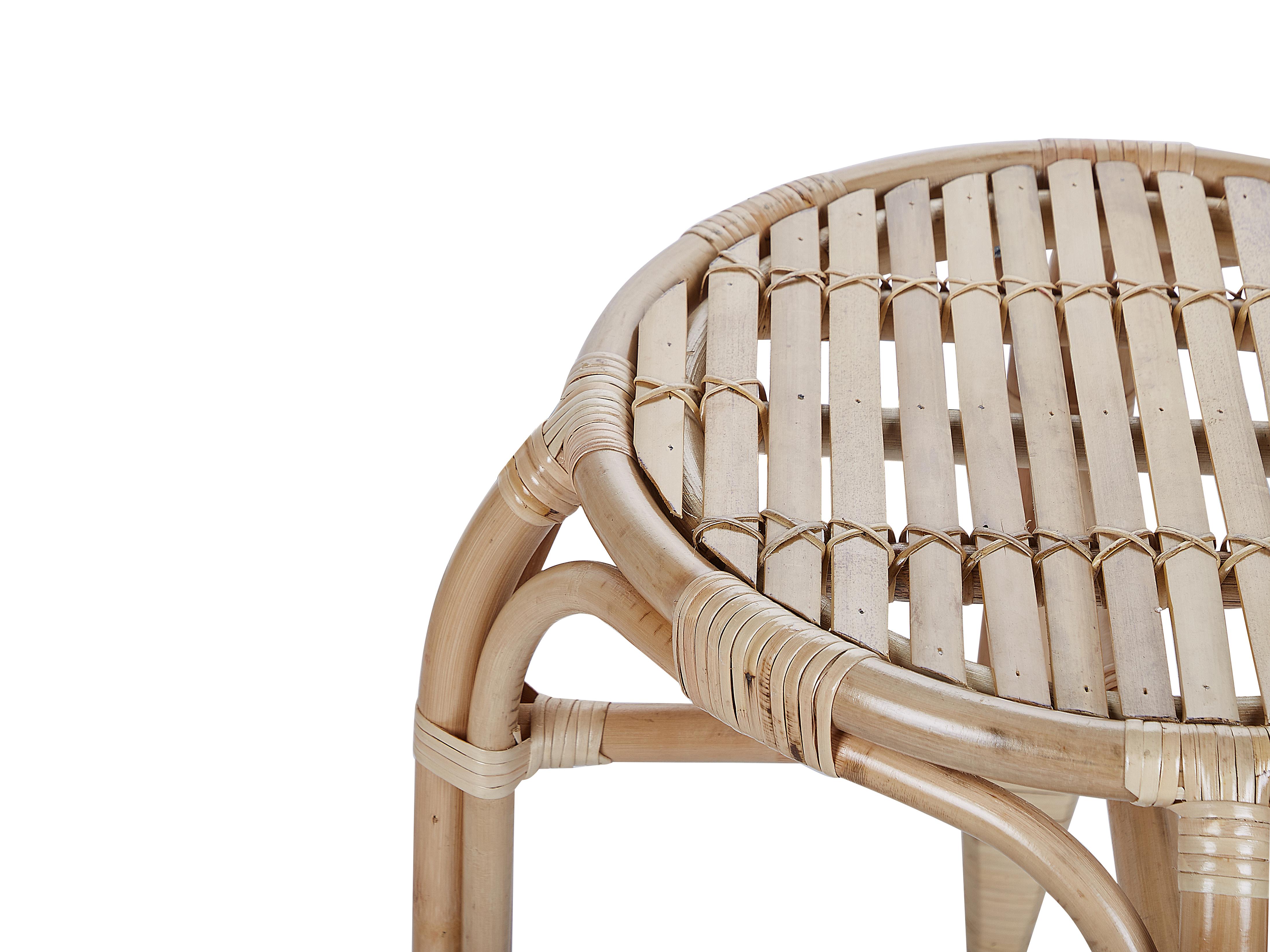 Loungeset met tafel 4-zits BRINDISI Rotan Natuurlijk