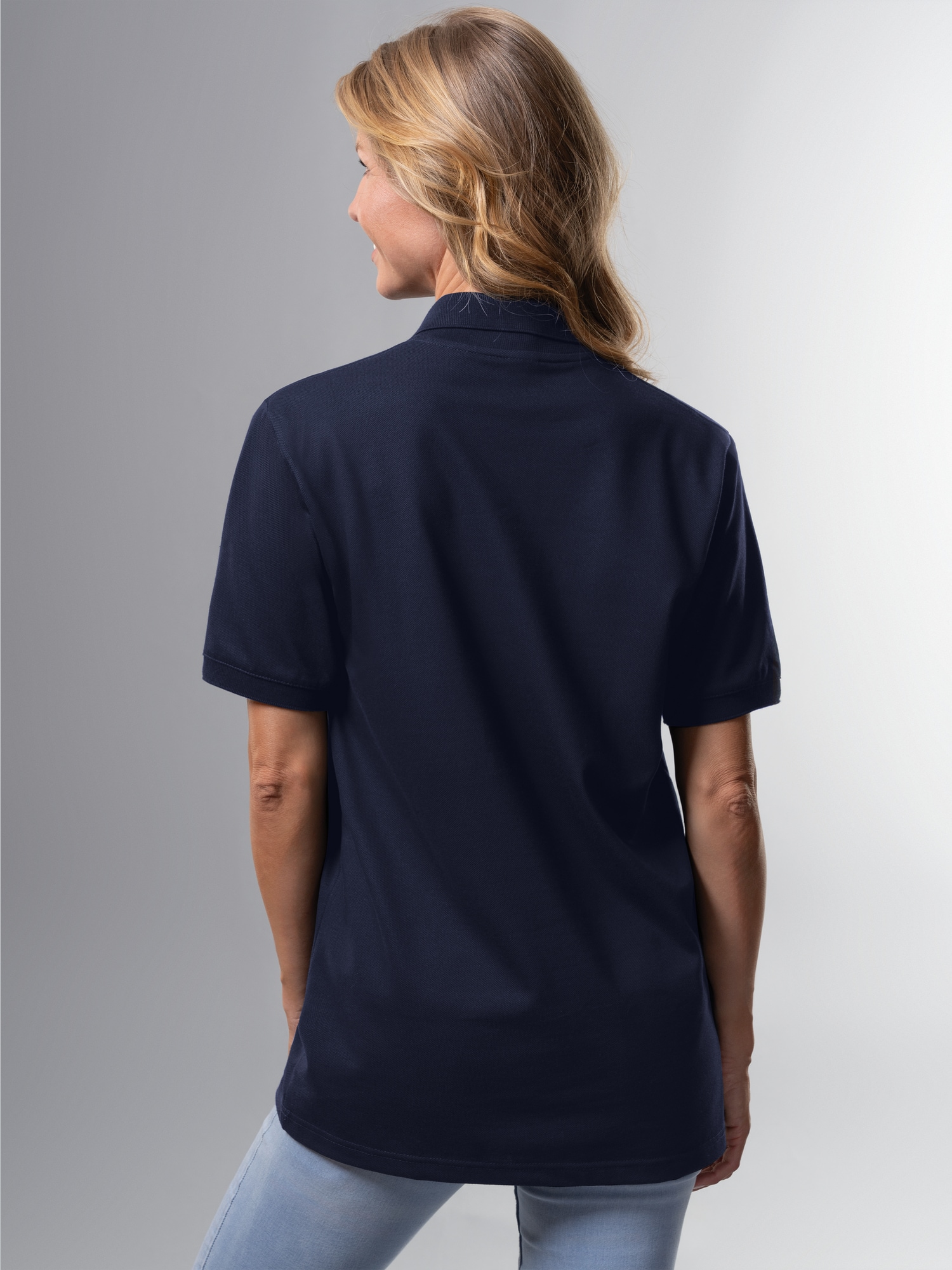 Poloshirt DELUXE Piqué Navy
