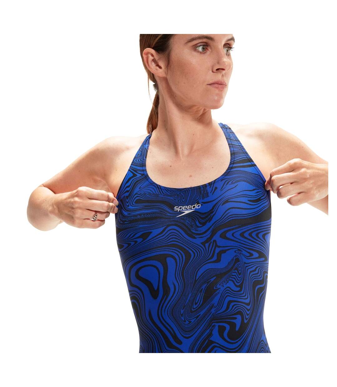 Speedo - Maillot de bain 1 pièce - Femme (Noir / Bleu) - UTRD3090