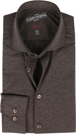 Pure H.Tico The Functional Shirt Bruin 3386-21150-245 kopen