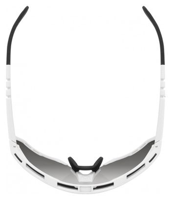 Lunettes SCICON Aeroshade XL Blanc Brillant / Bleu Miroir