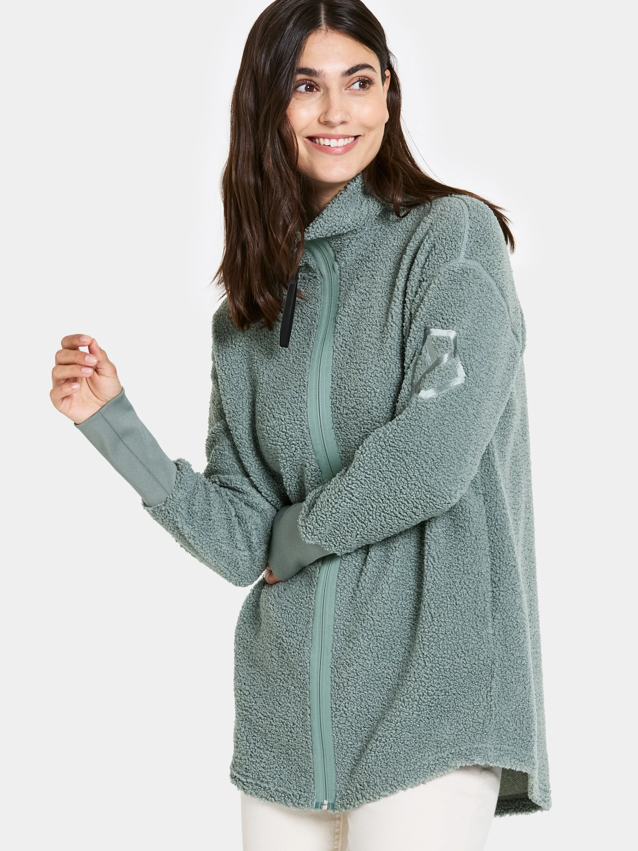 Didriksons Women's Sally Full Zip 2 Factory Blue