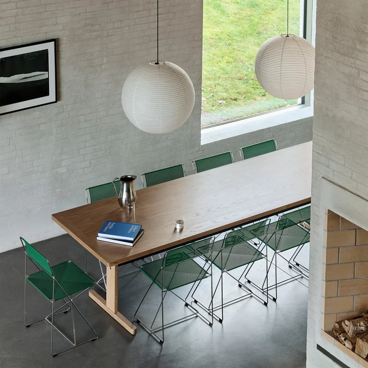 HAY - X-Line Stuhl, Indoor, verchromt / autumn green
