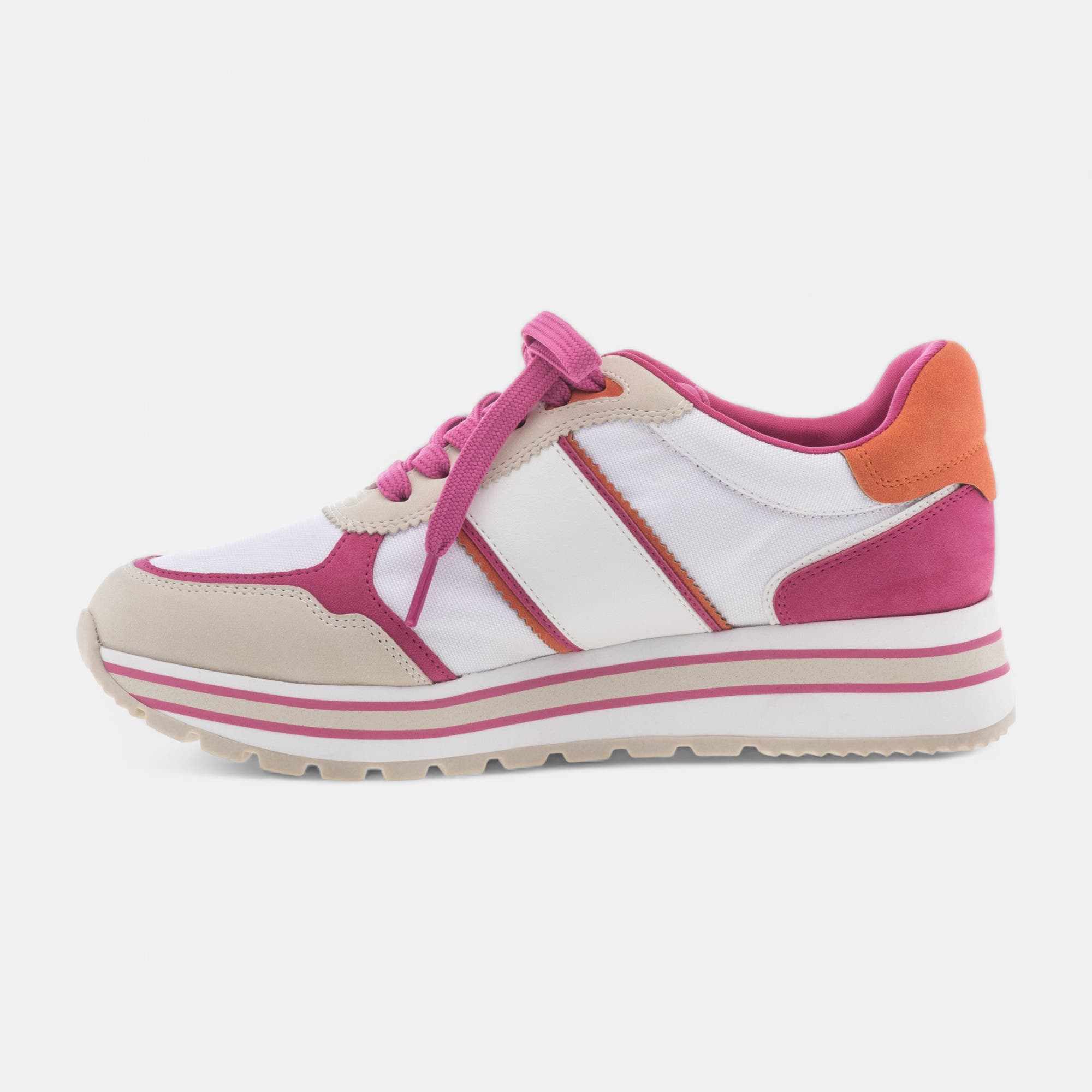 Baskets basses Femme fuchsia