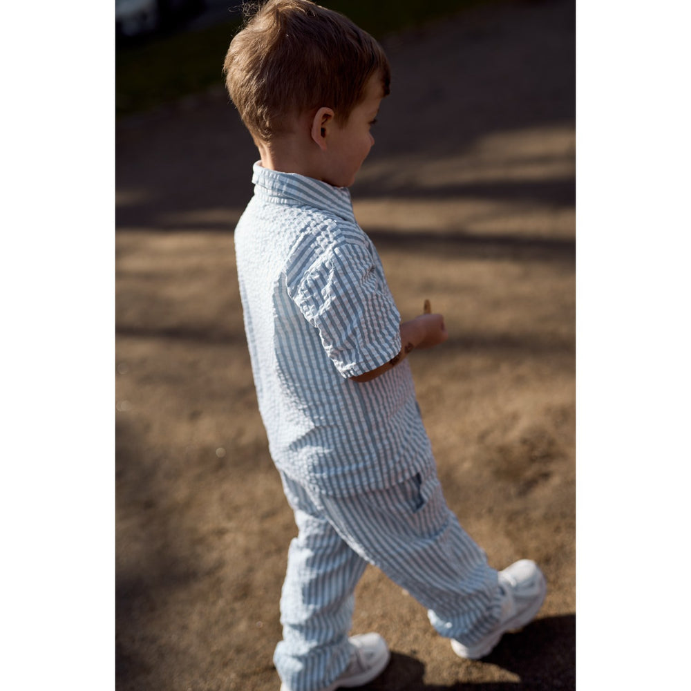 Køb THE NEW Siblings X Luksusbaby Blue Fog Striped Ojo Shorts