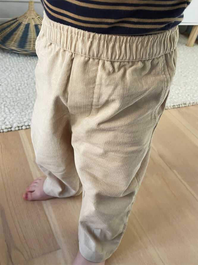 Magasin du Nord Collection Etna 1 baby pants GOTS Cement
