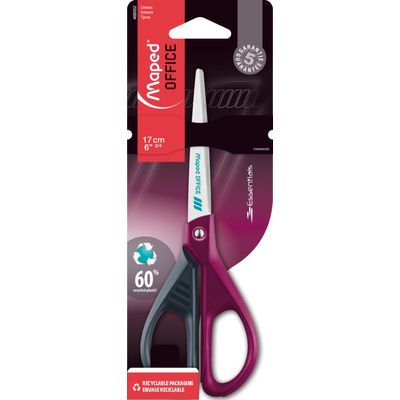 Maped - Ciseaux décorés Essentials Green - 17 cm symétriques