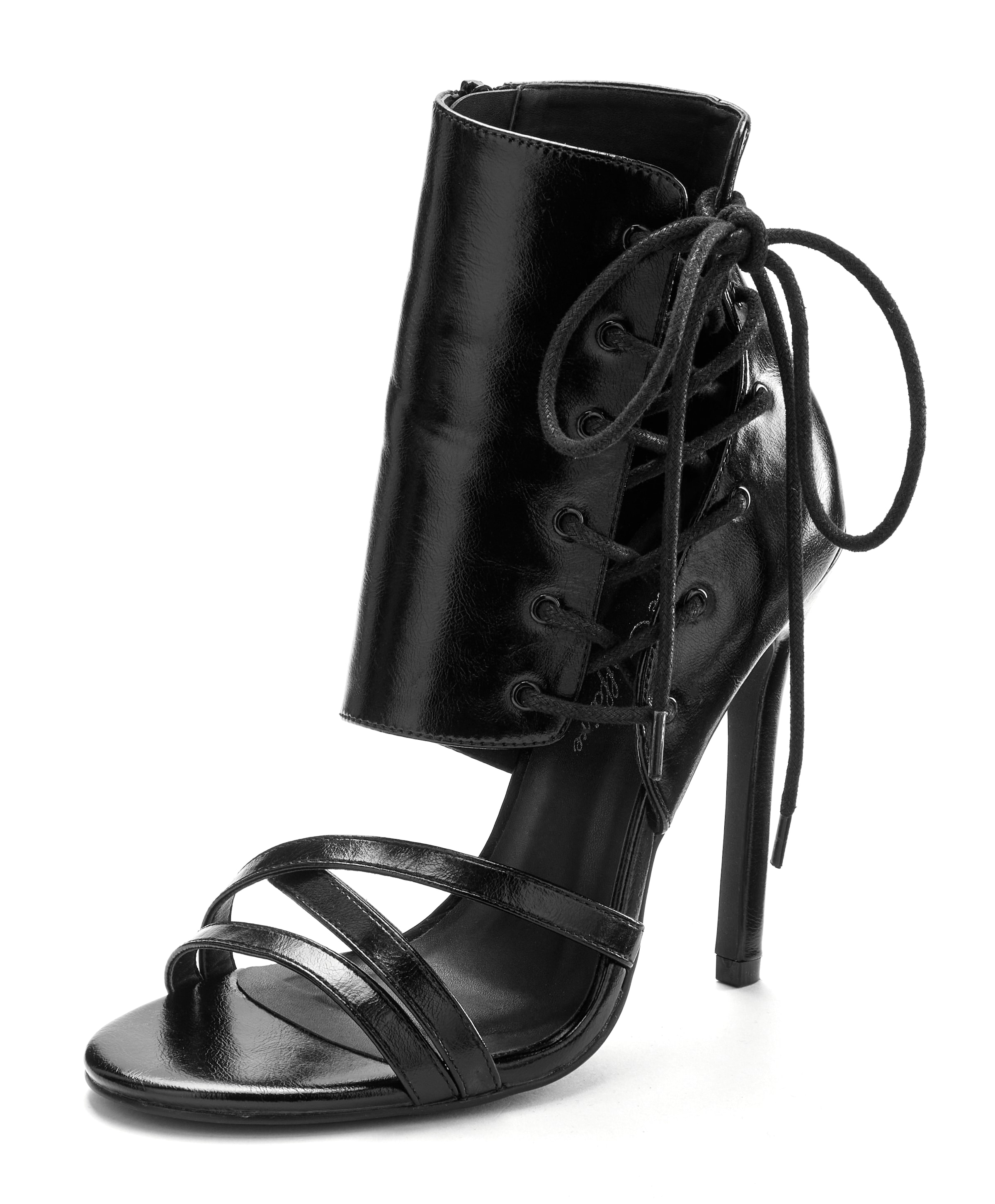 LASCANA Belle Affaire High-Heel-Sandalette »Sandalette mit raffinierter Schnürung,«  verführerischer Sommerschuh mit Schnürung, offener Schuh, Sandale
