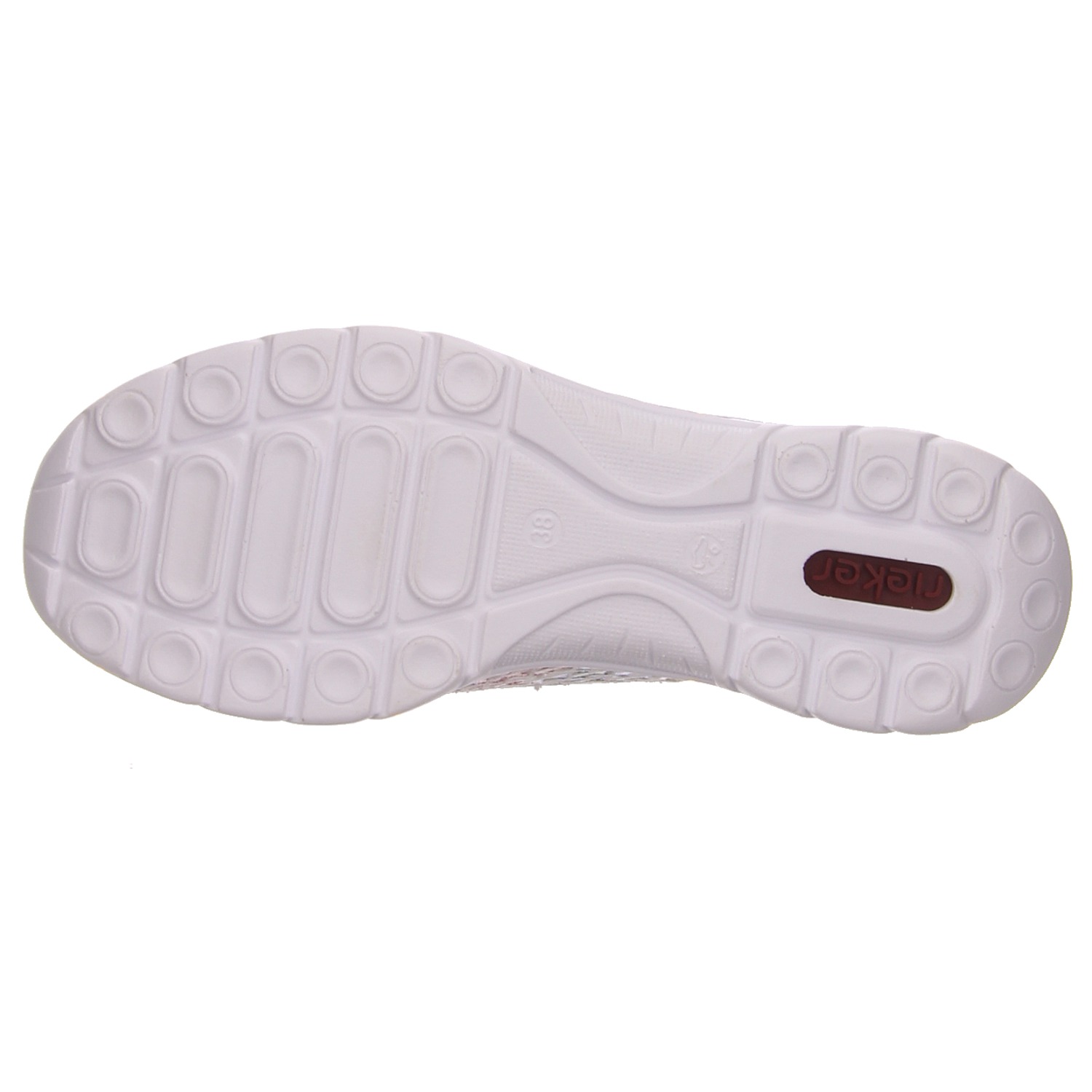 Rieker Halbschuh bunt weiss/weiss kombi